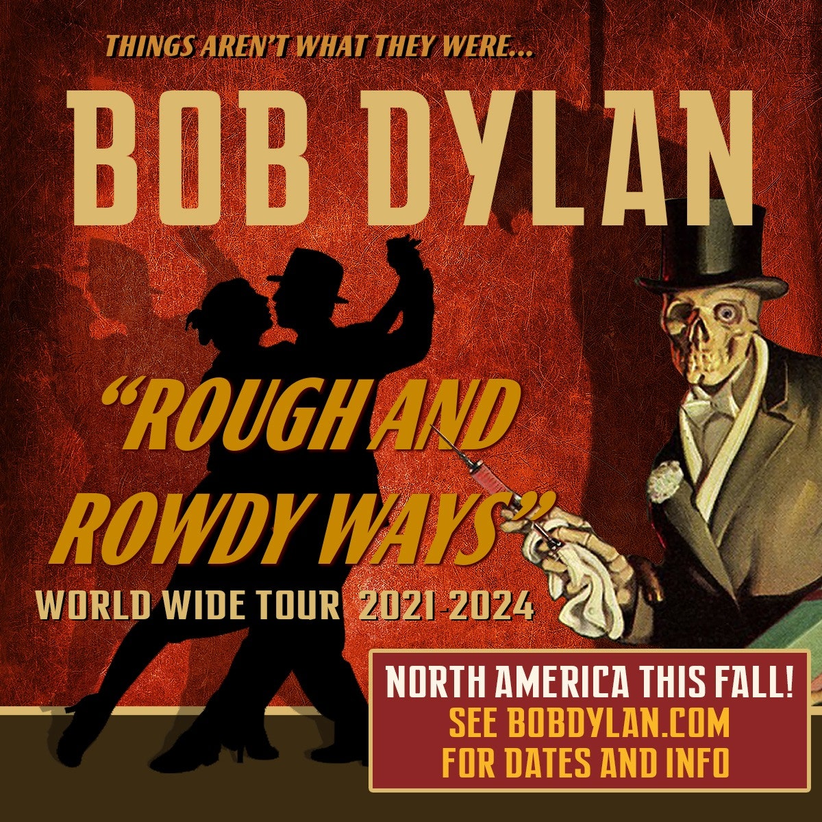 Bob Dylan Tour poster