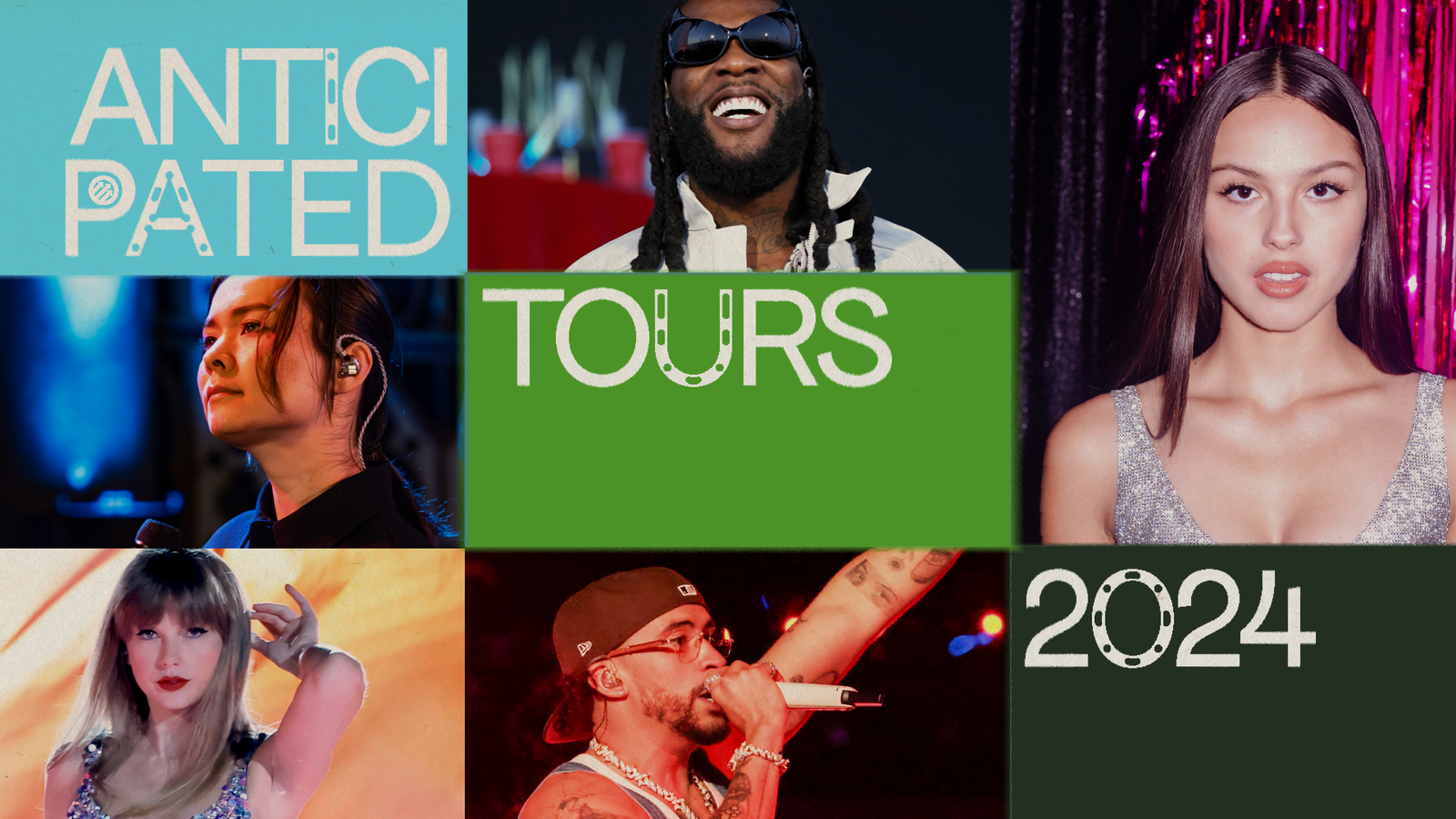 The 44 Most Anticipated Tours of 2024: Taylor Swift, Bad Bunny, Olivia Rodrigo, and More