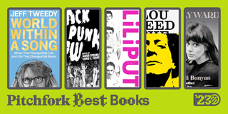 Covers for books on Liliput, Lou Reed, and more